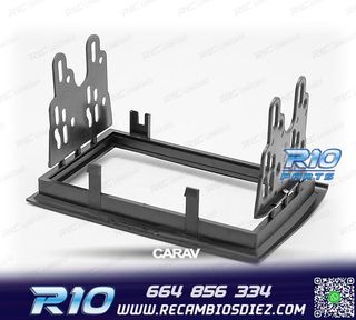 MARCO NEGRO RADIO 2-DIN PARA CITROEN JUMPER PEUGEOT BOXER FI