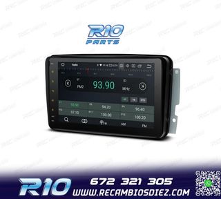RADIO GPS ANDROID 12 PARA MERCEDES VIANO VITO C W203 A W168