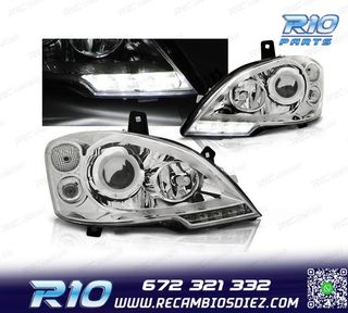 FAROS MERCEDES VITO W639 10-14 LUZ DIURNA FONDO CROMO