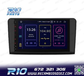 RADIO GPS ANDROID 10 PARA MERCEDES W164 X164 ML 05-12 GL 06-