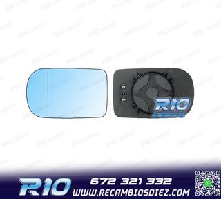 CRISTAL ESPEJO BASE IZQUIERDO BMW SERIE 5 E39 96-03