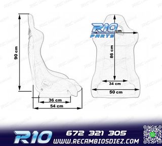 KIT ASIENTO BAQUET SPEEDWAY NEGRO ESTILO EVO