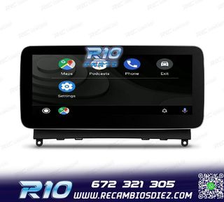 RADIO GPS ANDROID 12 PARA MERCEDES C W204 07-10
