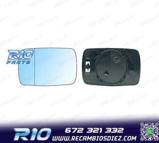 CRISTAL ESPEJO BASE IZQUIERDO BMW SERIE 3 E46 4P 98-05 TERMI