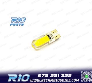 BOMBILLA LED CANBUS W5W T10 ECONÓMICA SILICONE