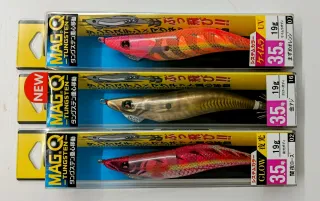 3 señuelos Eging MAG-Q TUNGSTEN 35g..