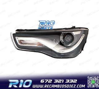 FARO IZQ XENON AUDI A1 10-14 DRL NEGRO