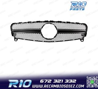 PARRILLA MERCEDES CLASE A W176 15-18 LOOK AMG A45 NEGRO BRIL