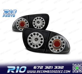 PILOTOS SEAT LEON 1M LED FONDO NEGRO