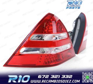 PILOTOS PARA MERCEDES SLK R170 96-04 LED ROJO CROMO