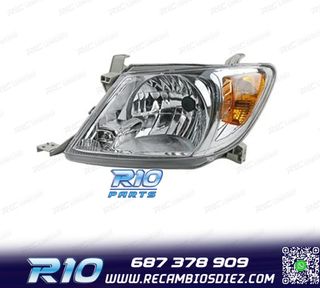 FARO IZQ TOYOTA HILUX VIGO PICK-UP 05-11 FONDO CROMO