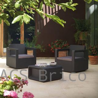 Muebles Jardín Venus Tete a Tete Grafito