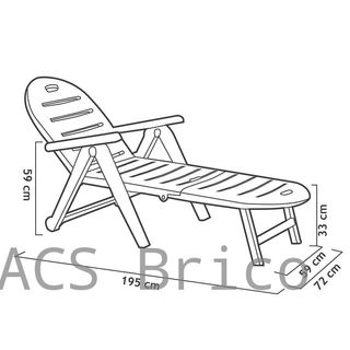 Tumbona Caimán Verde