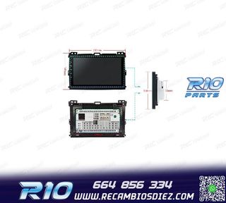 RADIO GPS ANDROID 12 PARA TOYOTA LAND CRUISER 02-09