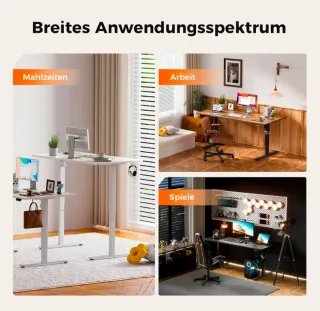 Escritorio Eléctrico Ajustable 180x80