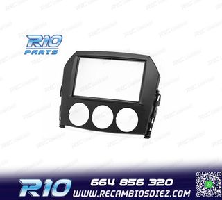 MARCO NEGRO RADIO 2-DIN PARA MAZDA MX-5 MIATA