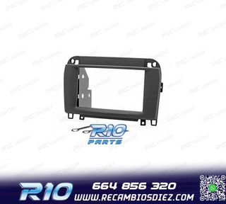 MARCO NEGRO RADIO 2-DIN MERCEDES CLASE S W220