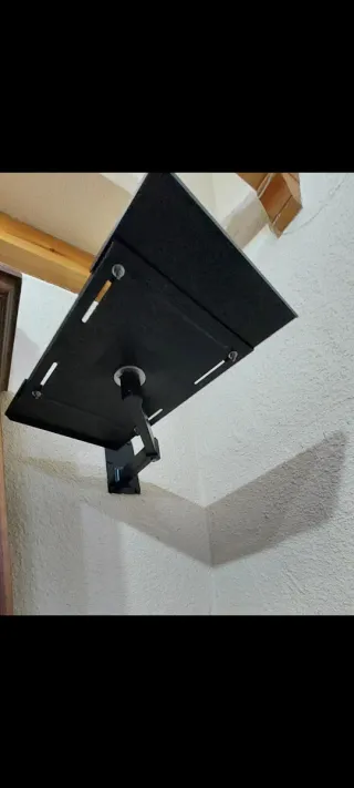 Soporte de TV articulado negro