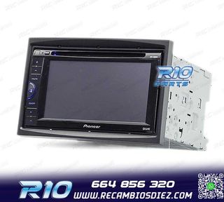 MARCO NEGRO RADIO 2-DIN PARA CITROEN C2 C3 BERLINGO JUMPY FI