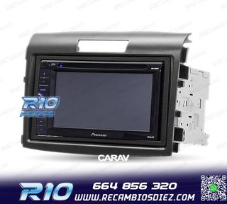 MARCO NEGRO RADIO 2-DIN PARA HONDA CR-V 12-17