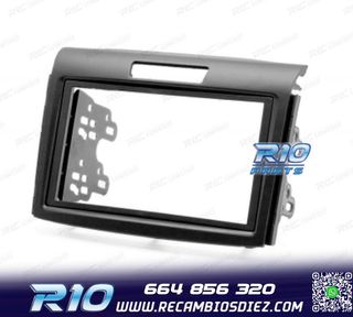 MARCO NEGRO RADIO 2-DIN PARA HONDA CR-V 12-17