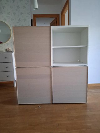 Mueble bajo TV apilable