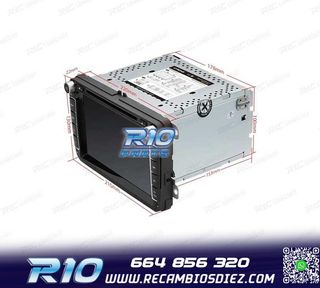 RADIO GPS ANDROID 11 PARA VOLKSWAGEN VW SEAT SKODA CARPLAY F