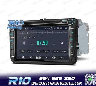 RADIO GPS ANDROID 11 PARA VOLKSWAGEN VW SEAT SKODA CARPLAY F