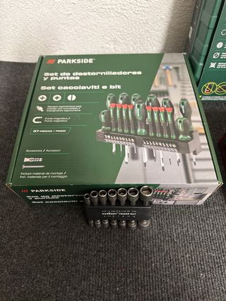Parkside Atornillador 12V + Set Destornilladores