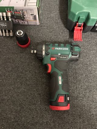 Parkside Atornillador 12V + Set Destornilladores