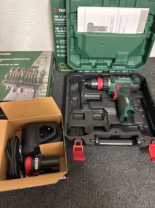 Parkside Atornillador 12V + Set Destornilladores