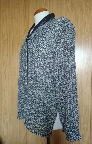 Blusa romántica estilo retro talla L