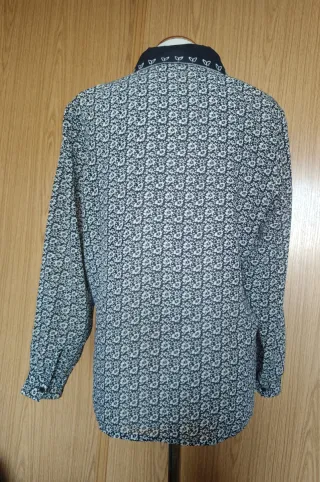 Blusa romántica estilo retro talla L