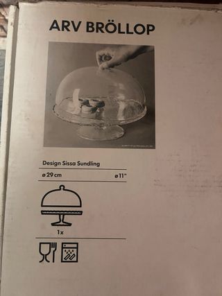 Fuente de vidrio con tapa 10 euros la unidad