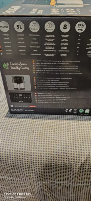 Freidora de Aire SOGO 5L