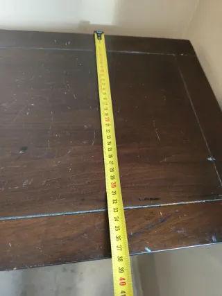 Cajonera de madera oscura 5 cajones