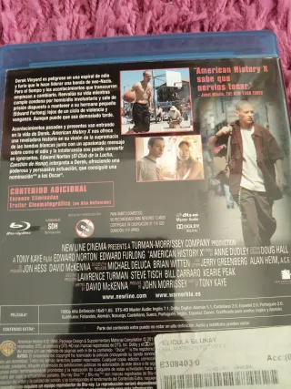 American History X Blu-ray.