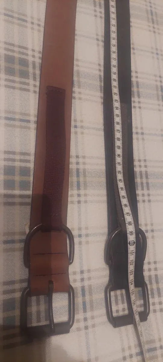 2 Cinturones Fun&Basics Negro y Marrón 95 cms