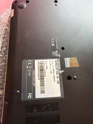 Portátil Toshiba P50-B-10V para piezas