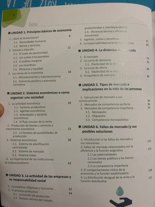 Economía 1º Bachillerato
