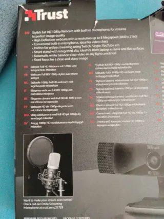 Webcam Trust Vero Full HD 1080p