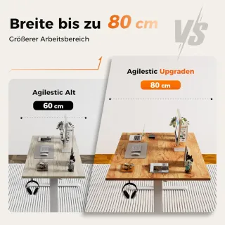 Escritorio elevable eléctrico 160x80