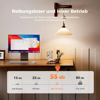 Escritorio elevable eléctrico 160x80