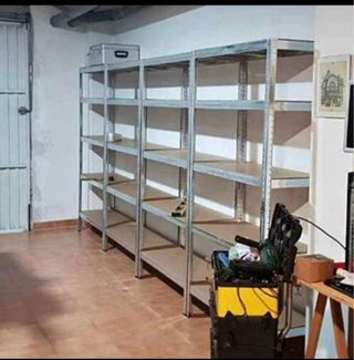 Lote 4 Estanterías Metálicas Galvanizadas