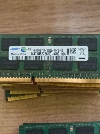 Memorias RAM DDR3 SODIMM 4GB