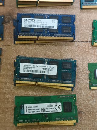 Memorias RAM DDR3 SODIMM 4GB