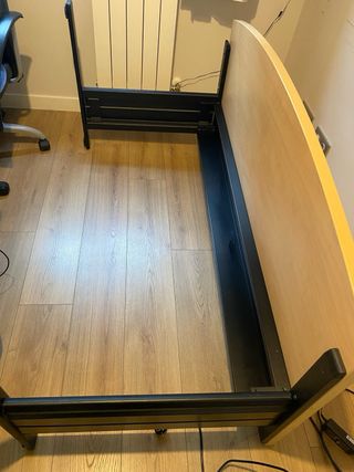 Escritorio de oficina madera y metal