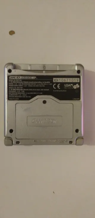 Nintendo GBA SP + 8 juegos y cargador