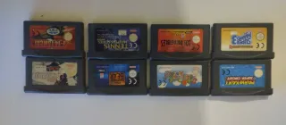 Nintendo GBA SP + 8 juegos y cargador