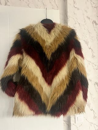 Abrigo pelo multicolor Green Coast